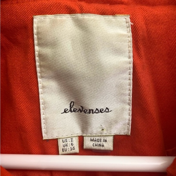 Anthropologie Elevenses Floral Trench Coat - Picture 13 of 14